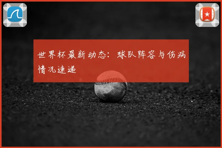 世界杯最新动态：球队阵容与伤病情况速递